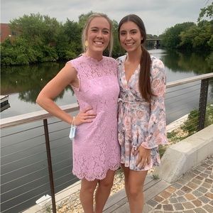 Francesca’s size M multicolored dress. Only worn once.